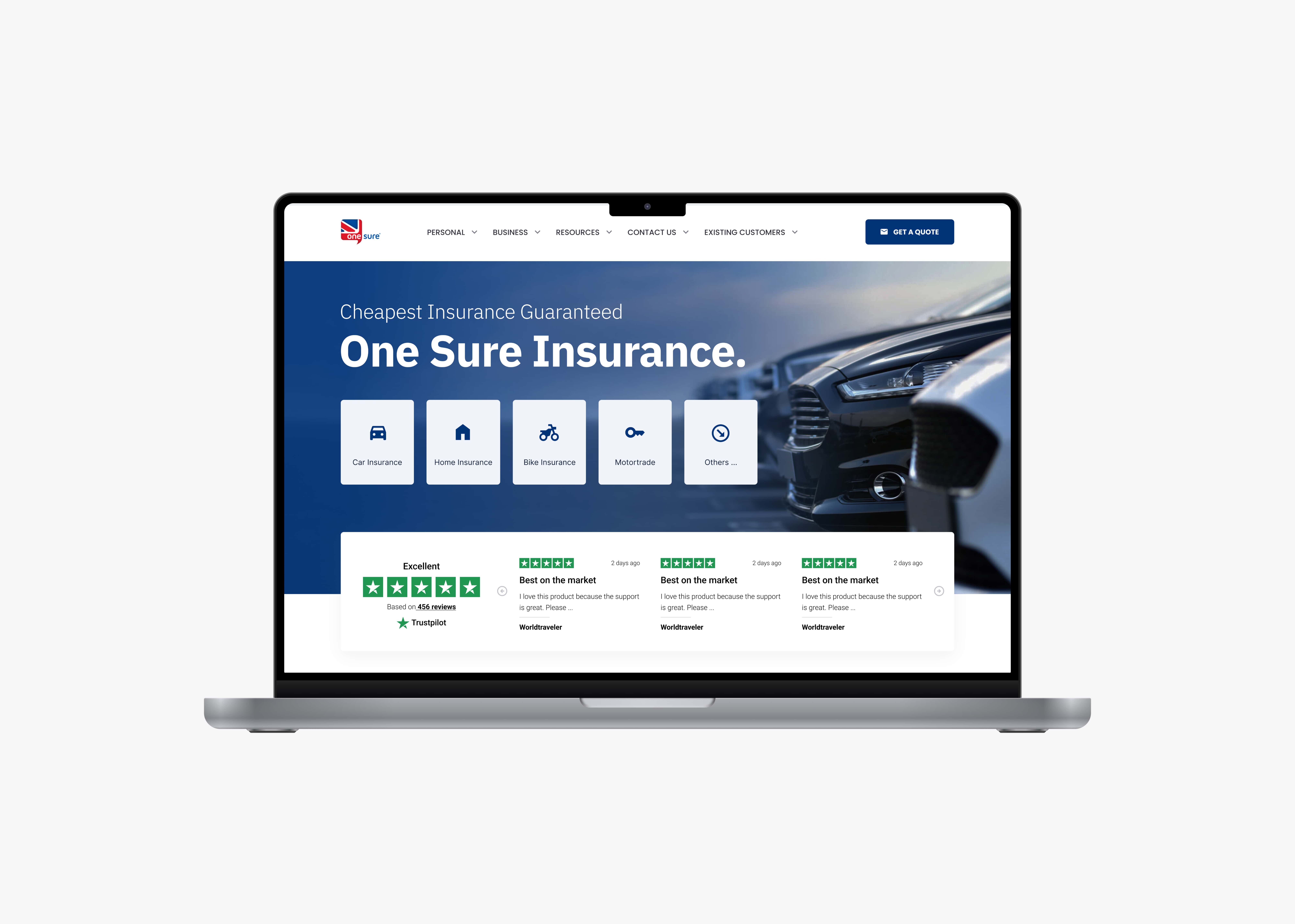 One Sure Insurance Website