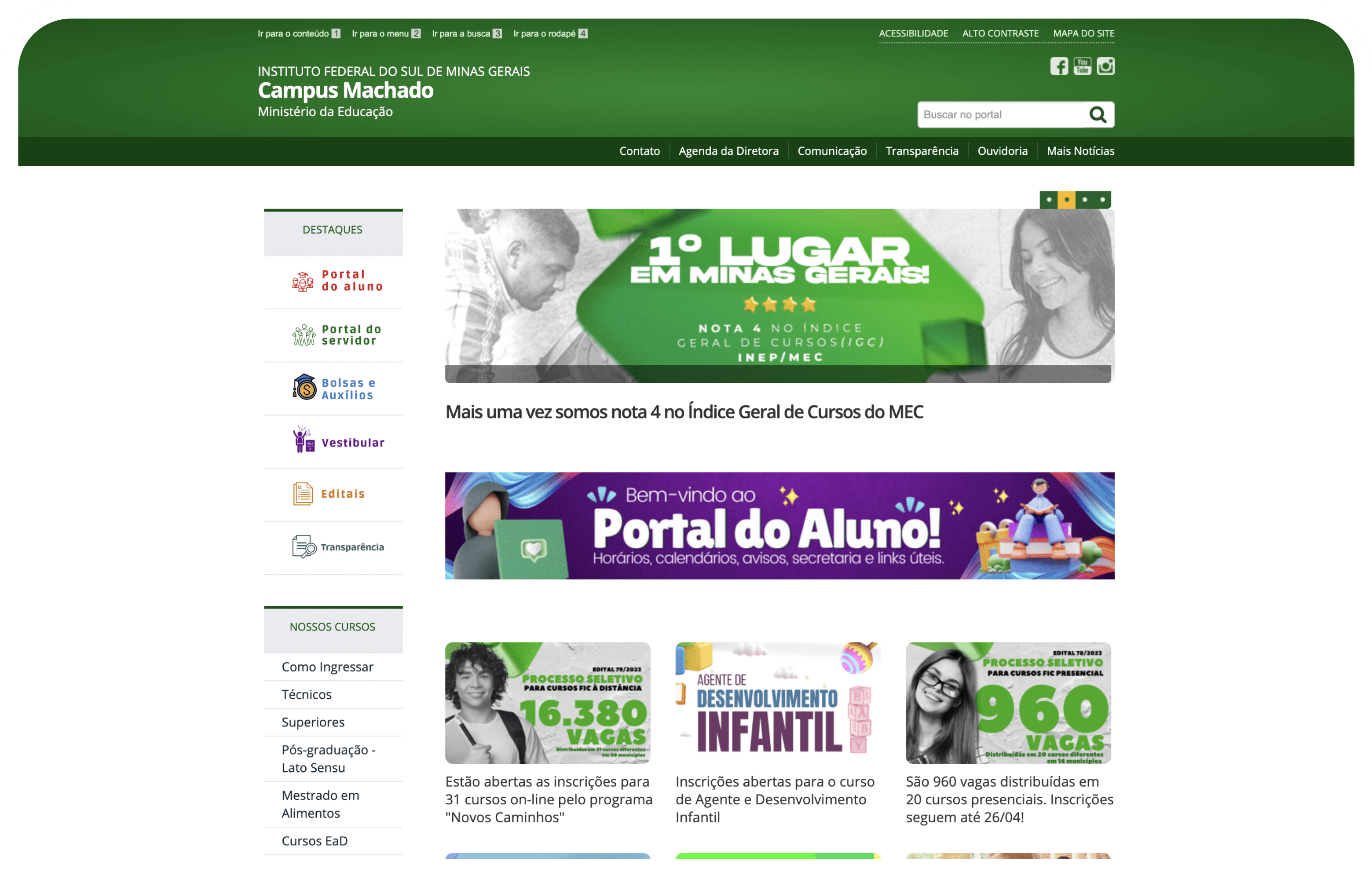 College Website Brazil
